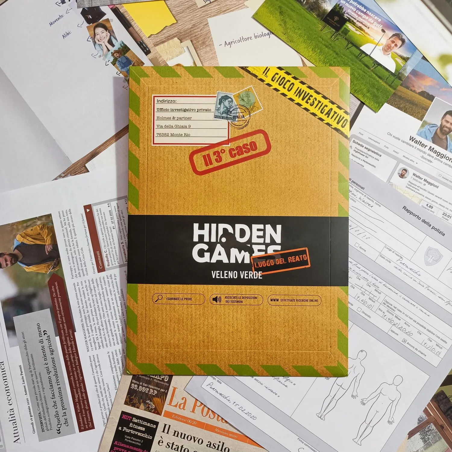 Hidden games Luogo del Reato Veleno verde